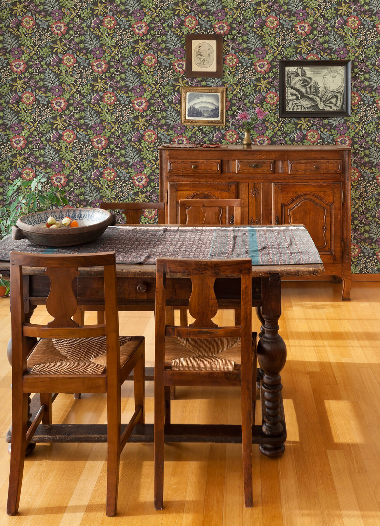 Revival Voysey Floral Wallpaper
