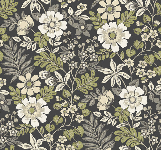 Revival Voysey Floral Wallpaper