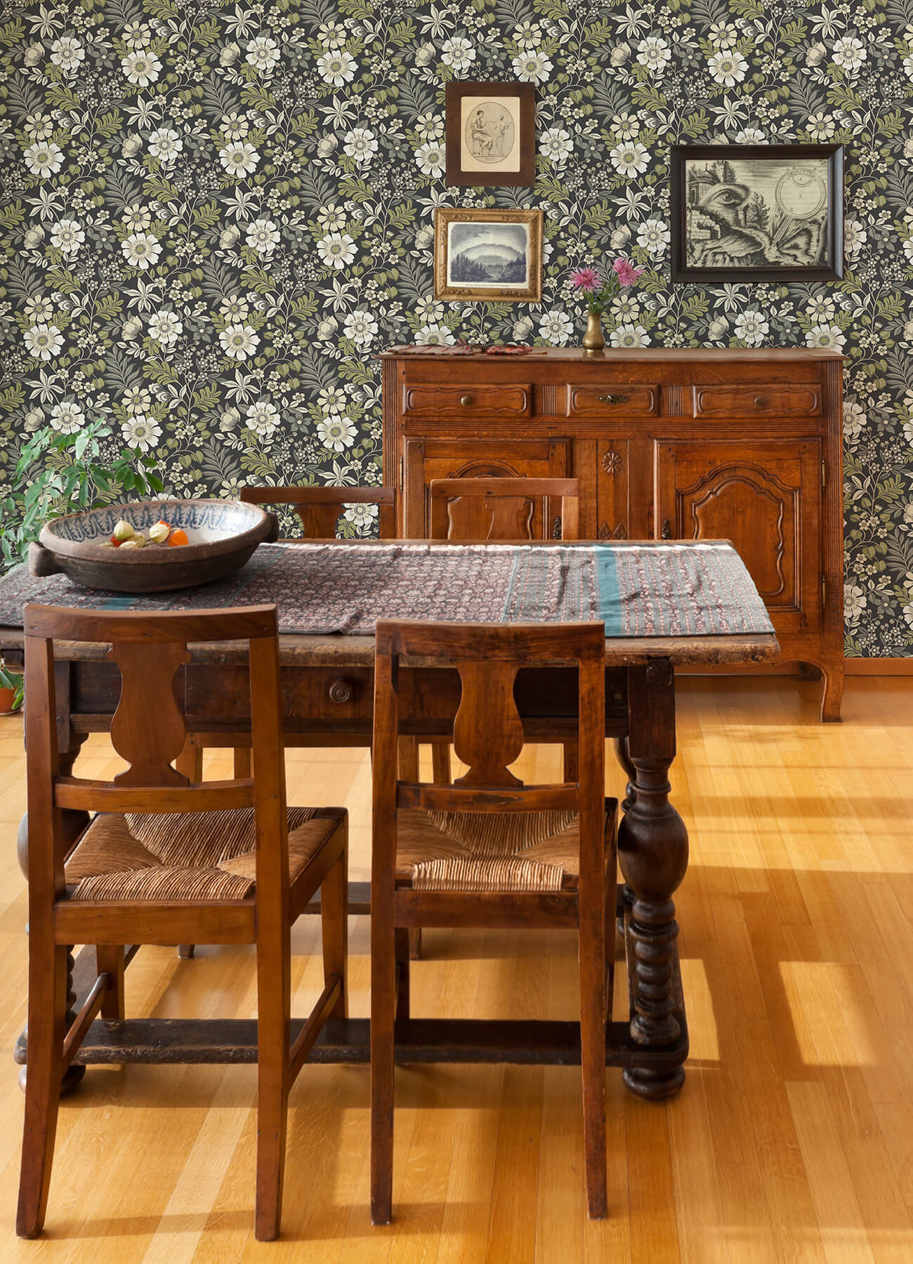Revival Voysey Floral Wallpaper