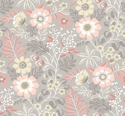 Revival Voysey Floral Wallpaper