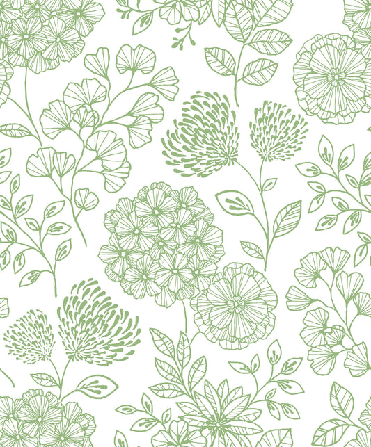 Ada Floral Wallpaper