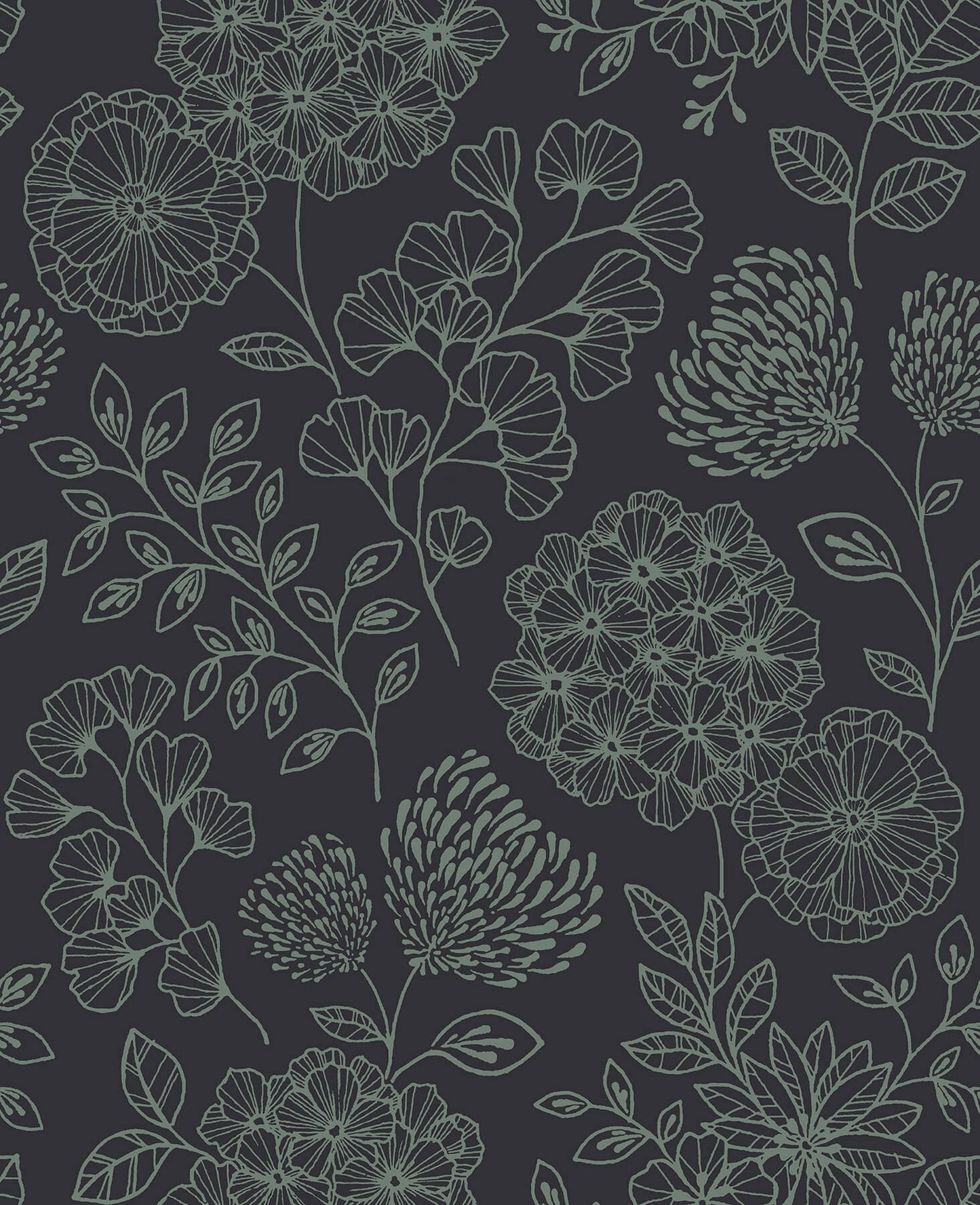 Ada Floral Wallpaper