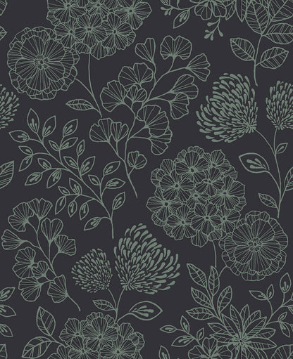 Ada Floral Wallpaper