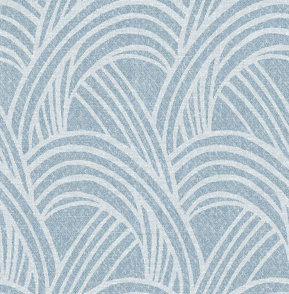 Scott Living Farrah Geometric Wallpaper - Blue