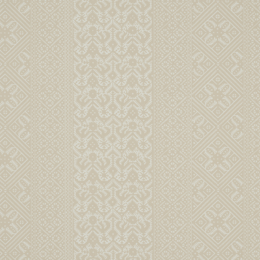 Ottoman Stripe Wallpaper by George Spencer Designs in Putty