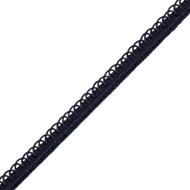 1/2" Annecy Gimp Trim by Samuel & Sons in Black, GB-30702-108, roll