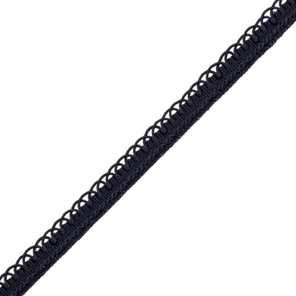 1/2" Annecy Gimp Trim by Samuel & Sons in Black, GB-30702-108, roll