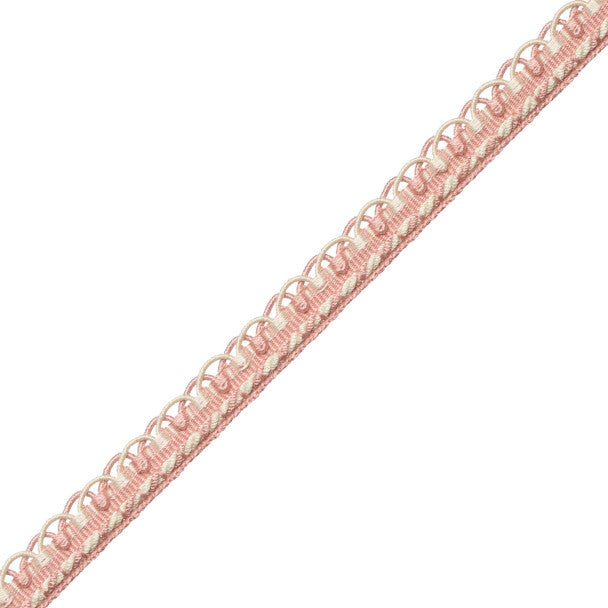 1/2" Annecy Gimp Trim by Samuel & Sons in Pink/Cream, GB-30702-130, roll