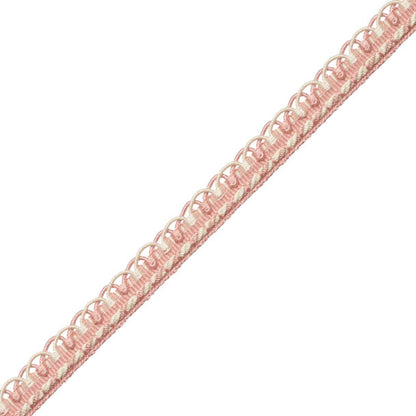 1/2" Annecy Gimp Trim by Samuel & Sons in Pink/Cream, GB-30702-130, roll