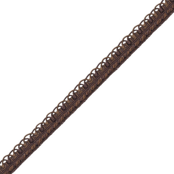 1/2" Annecy Gimp Trim by Samuel & Sons in Dark Brown, GB-30702-146, roll