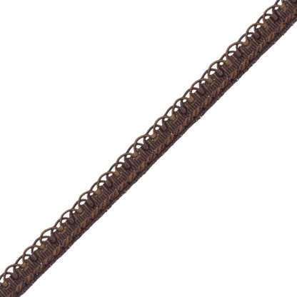 1/2" Annecy Gimp Trim by Samuel & Sons in Dark Brown, GB-30702-146, roll
