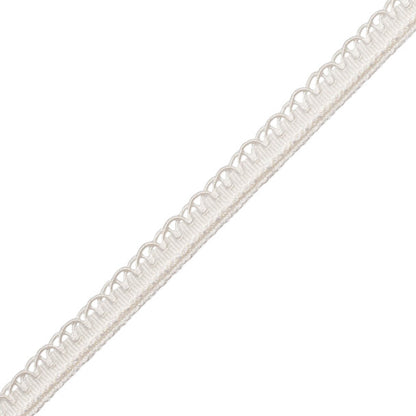 1/2" Annecy Gimp Trim by Samuel & Sons in Blanc, GB-30702-197, roll