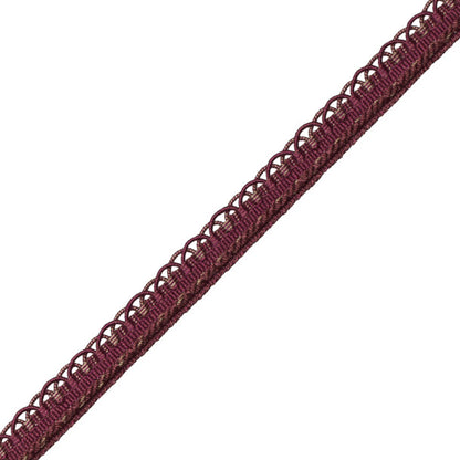 1/2" Annecy Gimp Trim by Samuel & Sons in Boysenberry, GB-30702-215, roll