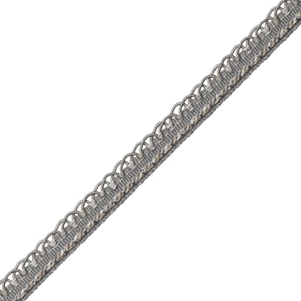 1/2" Annecy Gimp Trim by Samuel & Sons in Sterling, GB-30702-245, roll