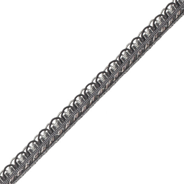 1/2" Annecy Gimp Trim by Samuel & Sons in Graphite, GB-30702-246, roll