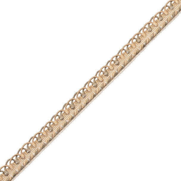 1/2" Annecy Gimp Trim by Samuel & Sons in Grey/Cream, GB-30702-403, roll