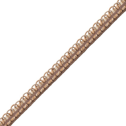 1/2" Annecy Gimp Trim by Samuel & Sons in Dark Taupe/Brown, GB-30702-407, roll