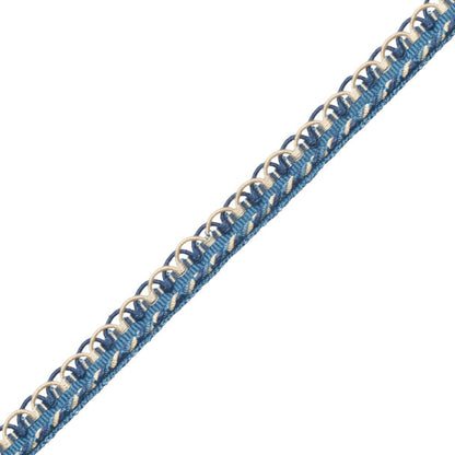 1/2" Annecy Gimp Trim by Samuel & Sons in Shades Of Blue/White, GB-30702-422, roll