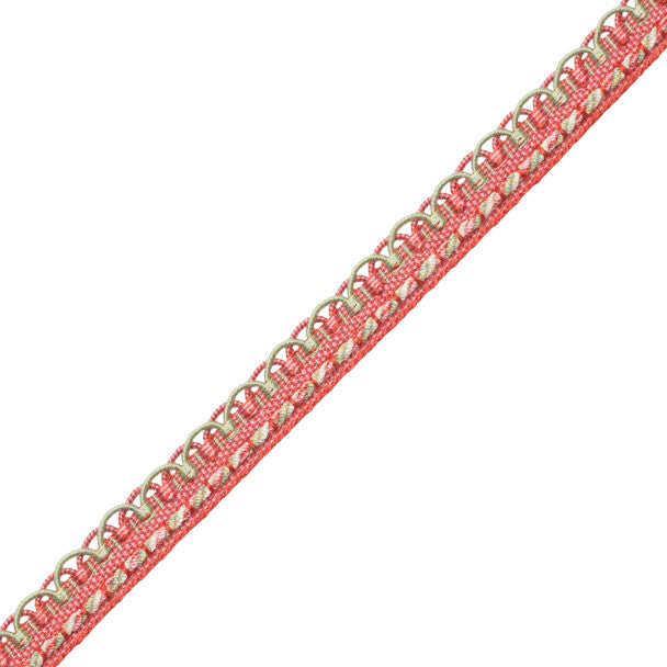 1/2" Annecy Gimp Trim by Samuel & Sons in Pink/Green/Cream, GB-30702-607, roll
