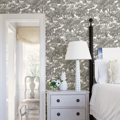 Farmhouse Spinney Toile Wallpaper