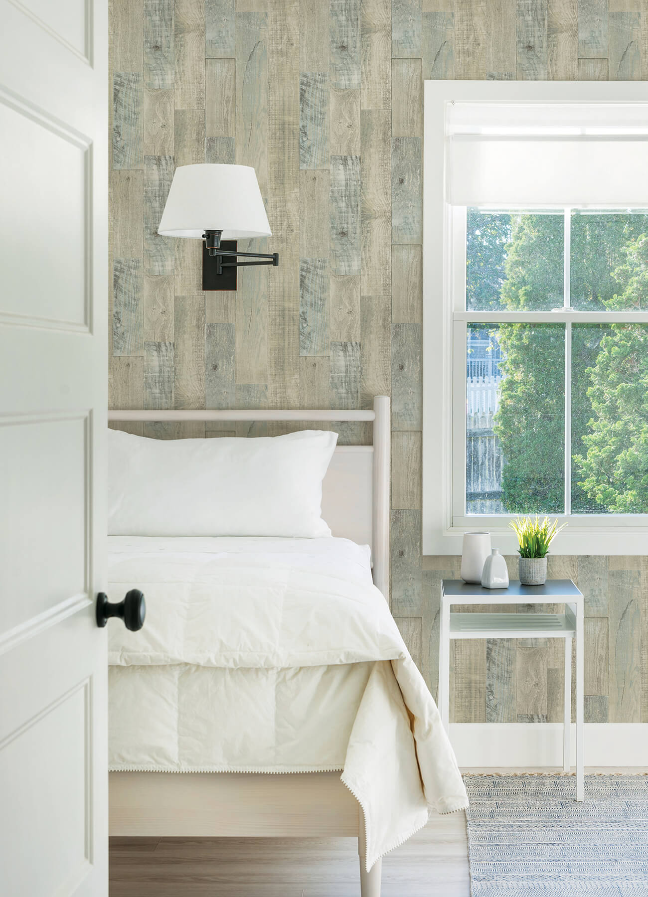 Thoreau Chebacco Wood Planks Wallpaper