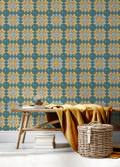 Thoreau Maud Crochet Wallpaper