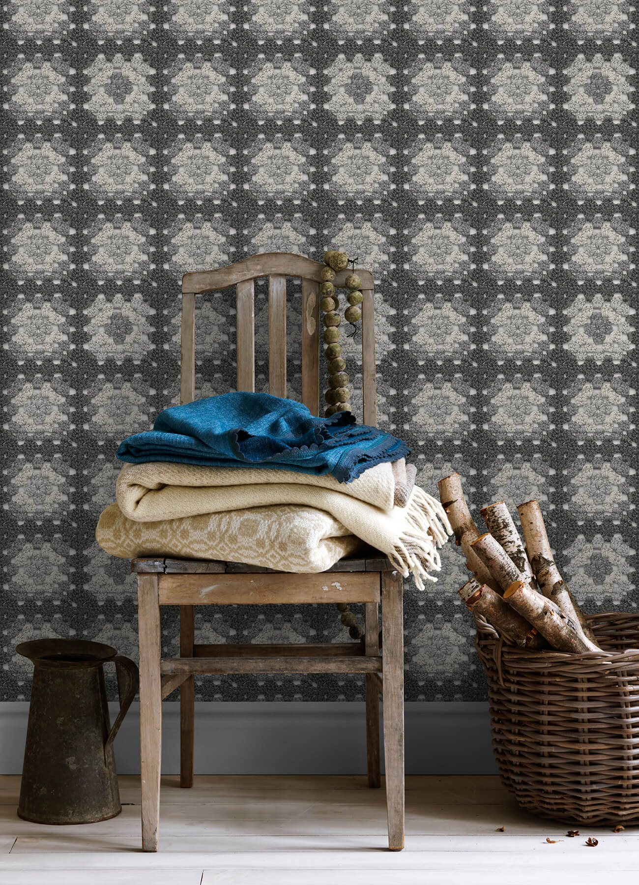 Thoreau Maud Crochet Wallpaper