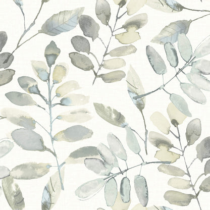 Thoreau Pinnate Leaves Wallpaper
