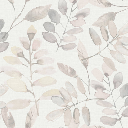 Thoreau Pinnate Leaves Wallpaper