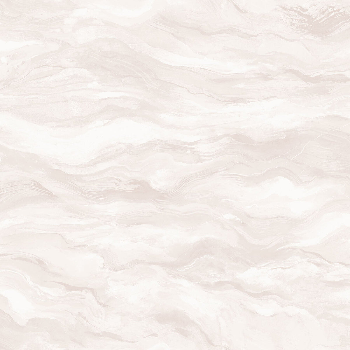 Chesapeake Thoreau Cirrus Wave Wallpaper - Blush, coastal in blue, pink