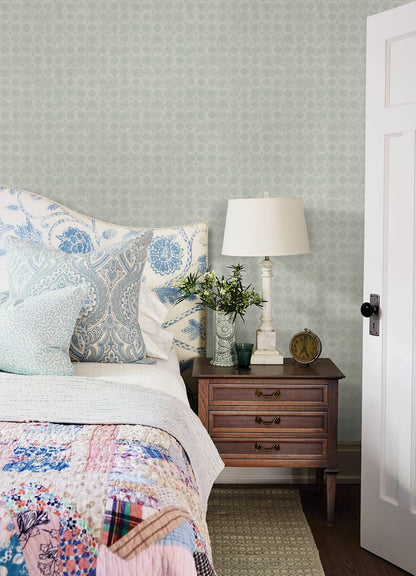 Kinfolk Button Block Geometric Wallpaper