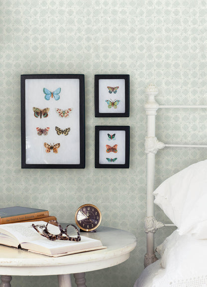 Kinfolk Button Block Geometric Wallpaper