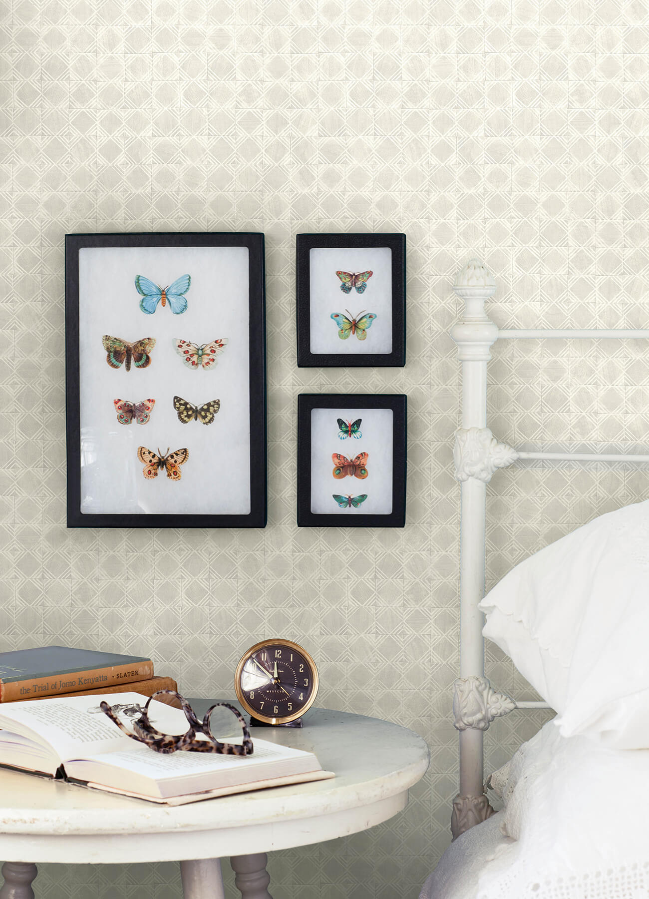 Kinfolk Button Block Geometric Wallpaper