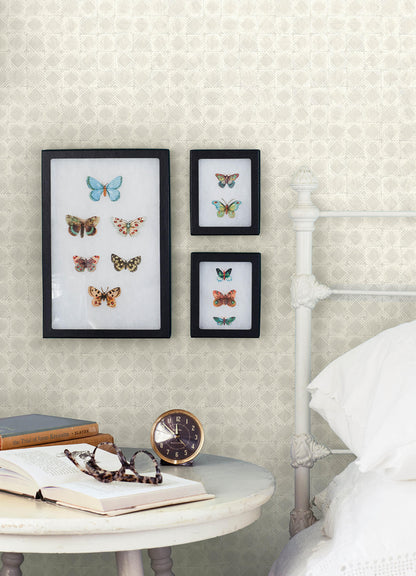 Kinfolk Button Block Geometric Wallpaper
