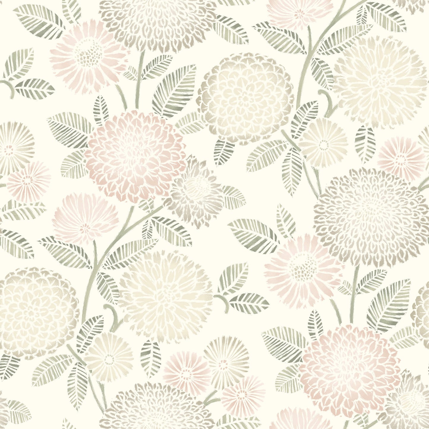 Kinfolk Zalipie Floral Trail Wallpaper