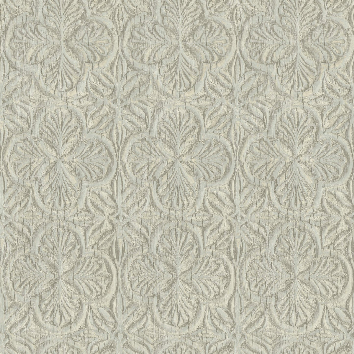 Kinfolk Karachi Wooden Damask Wallpaper