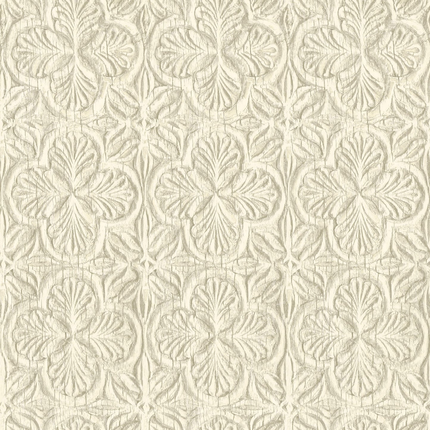 Kinfolk Karachi Wooden Damask Wallpaper