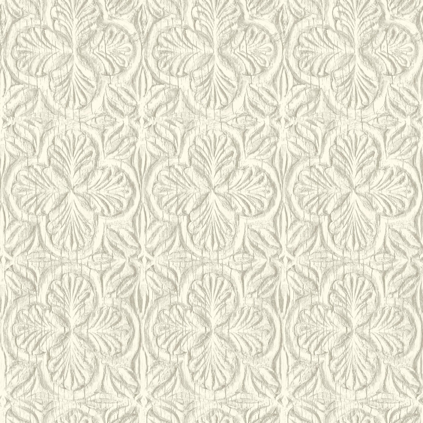 Kinfolk Karachi Wooden Damask Wallpaper