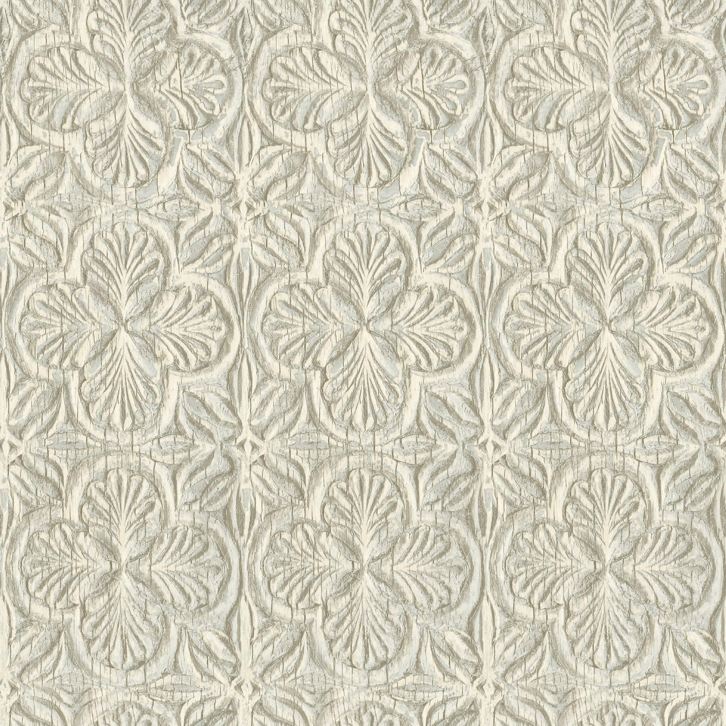 Kinfolk Karachi Wooden Damask Wallpaper