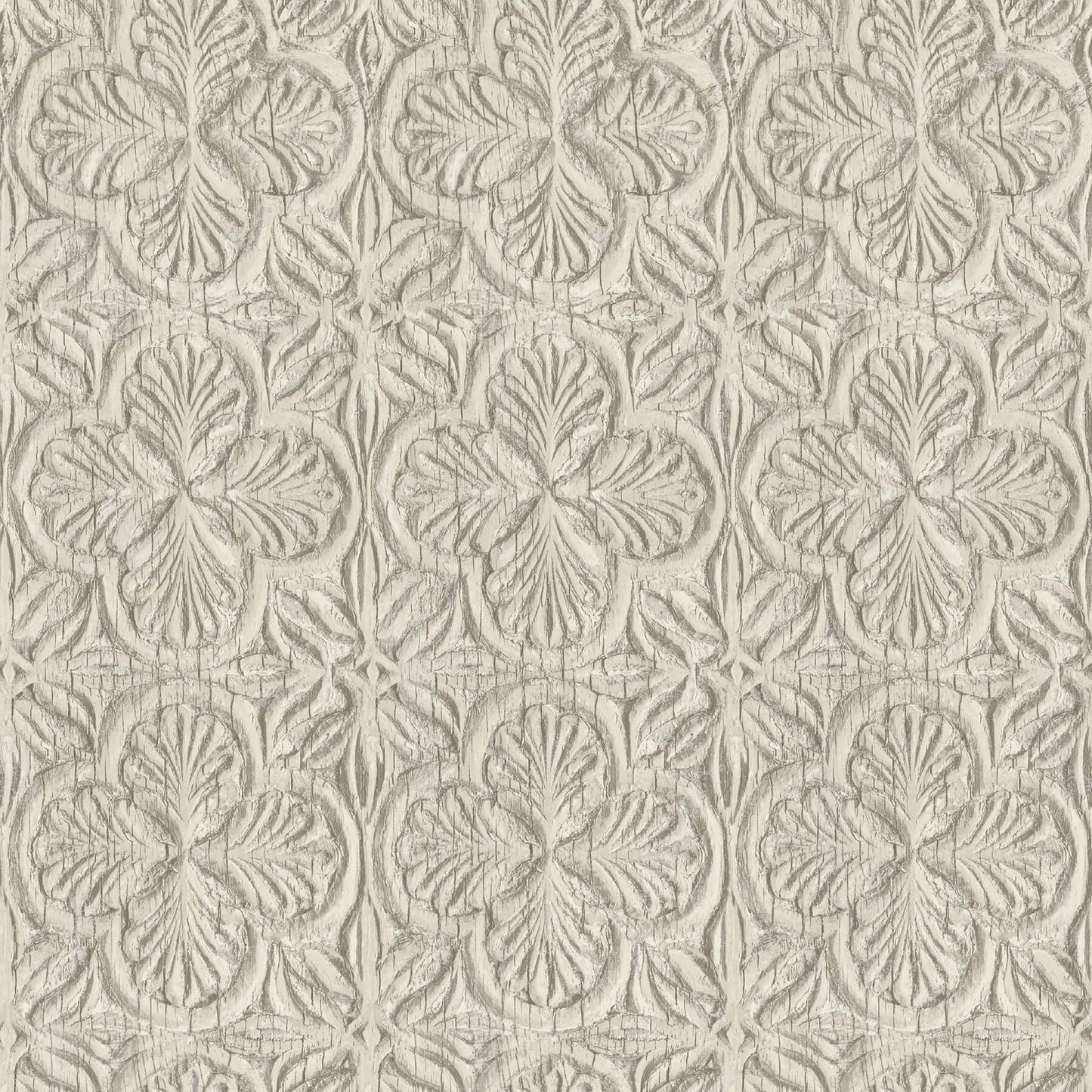 Kinfolk Karachi Wooden Damask Wallpaper