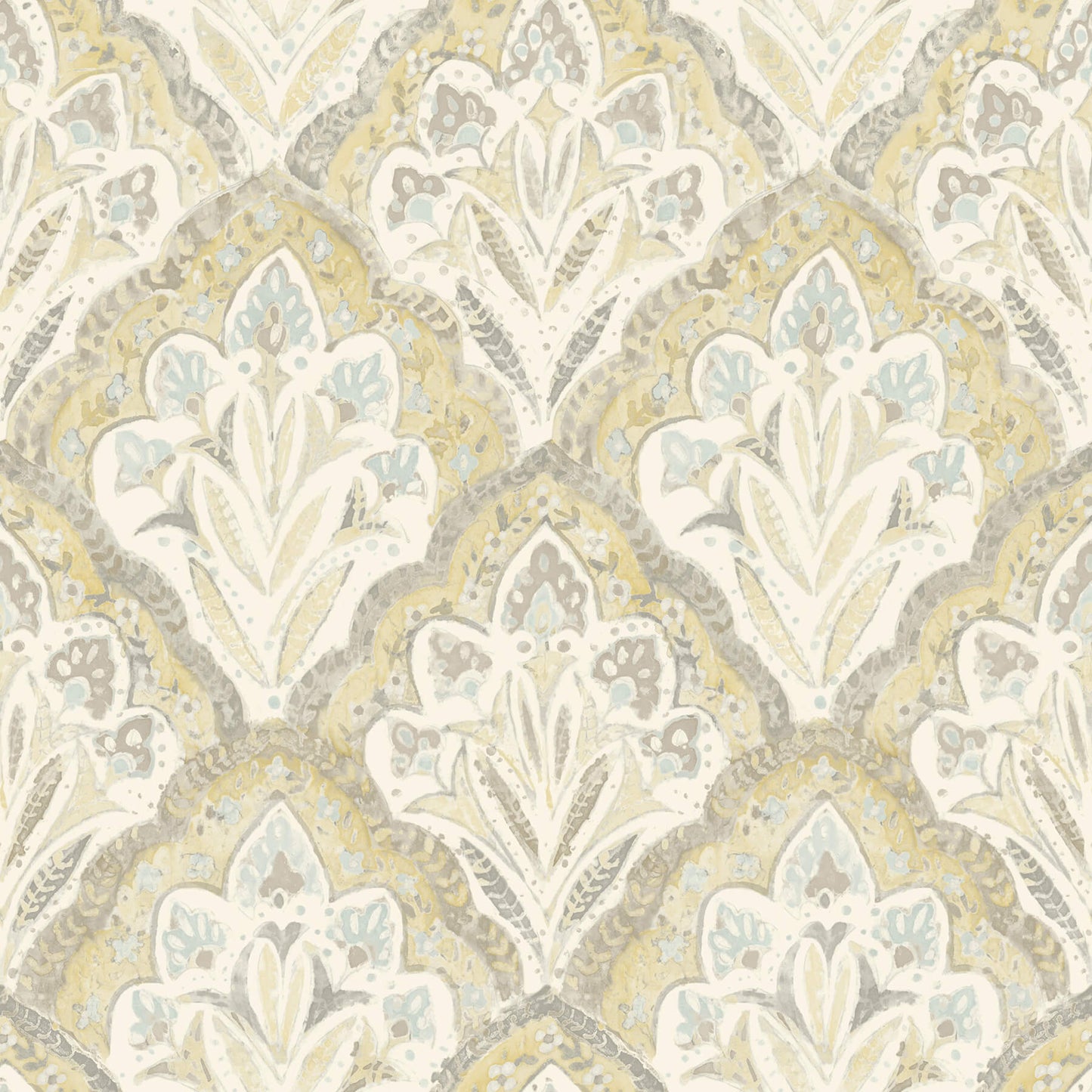 Kinfolk Mimir Quilted Damask Wallpaper