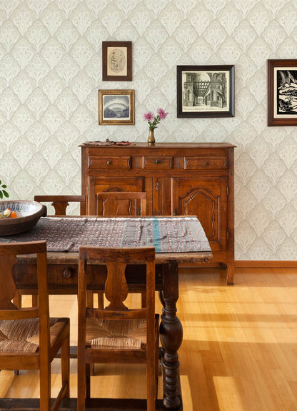 Kinfolk Mimir Quilted Damask Wallpaper