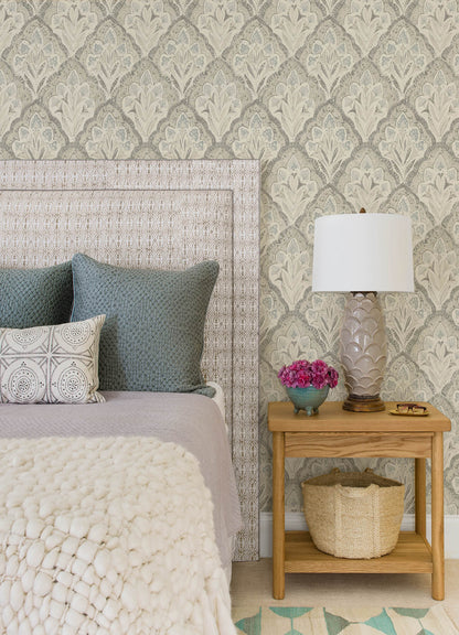 Kinfolk Mimir Quilted Damask Wallpaper