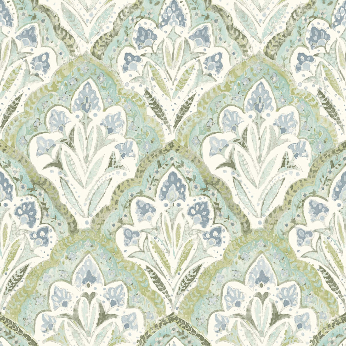 Kinfolk Mimir Quilted Damask Wallpaper