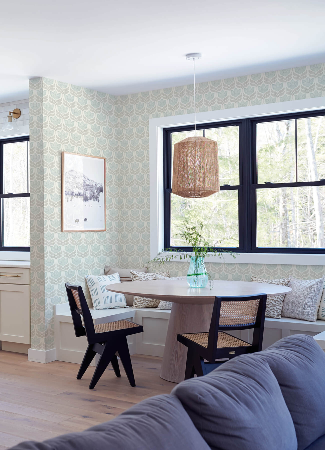 Kinfolk Cathal Tulip Block Print Wallpaper