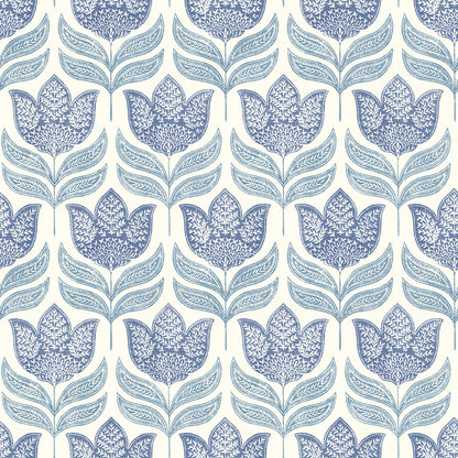 Kinfolk Cathal Tulip Block Print Wallpaper