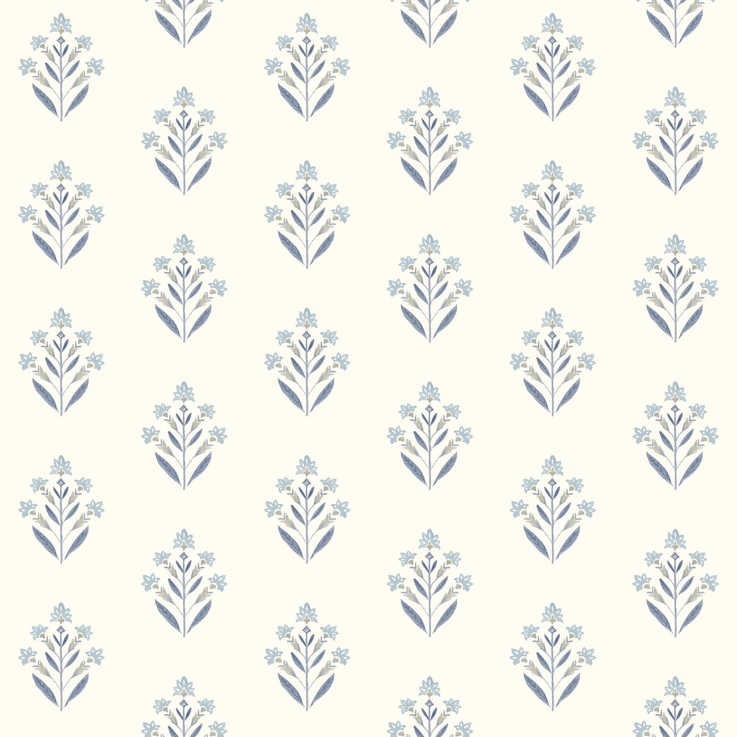 Kinfolk Kova Floral Crest Wallpaper