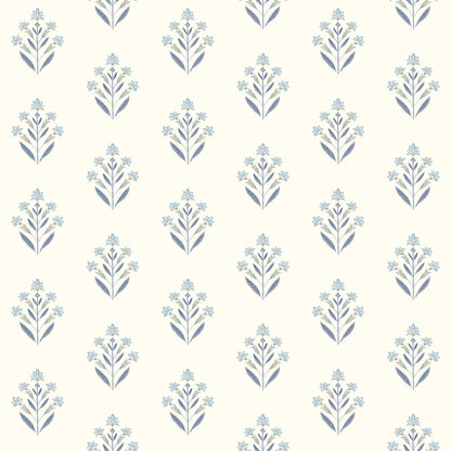 Kinfolk Kova Floral Crest Wallpaper