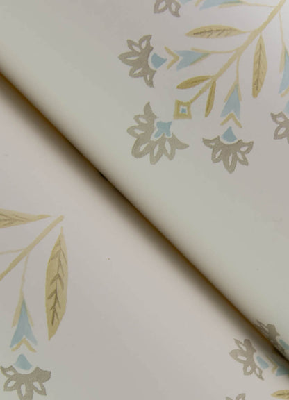 Kinfolk Kova Floral Crest Wallpaper