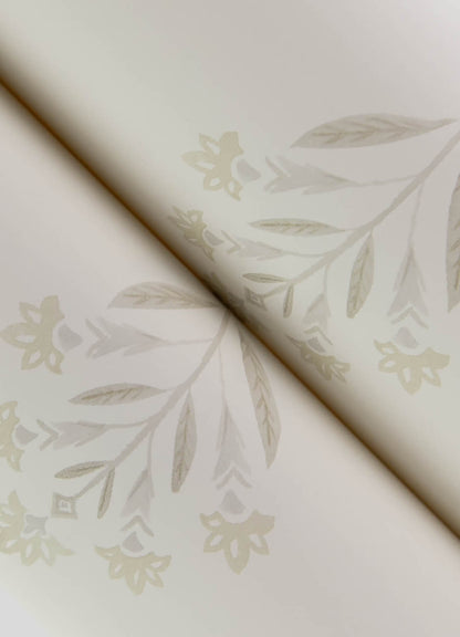 Kinfolk Kova Floral Crest Wallpaper